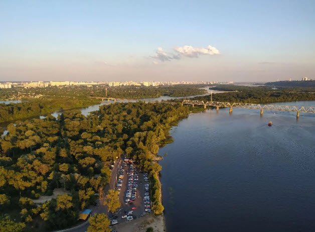 Trukhaniv Island, Kyiv, Ukraine